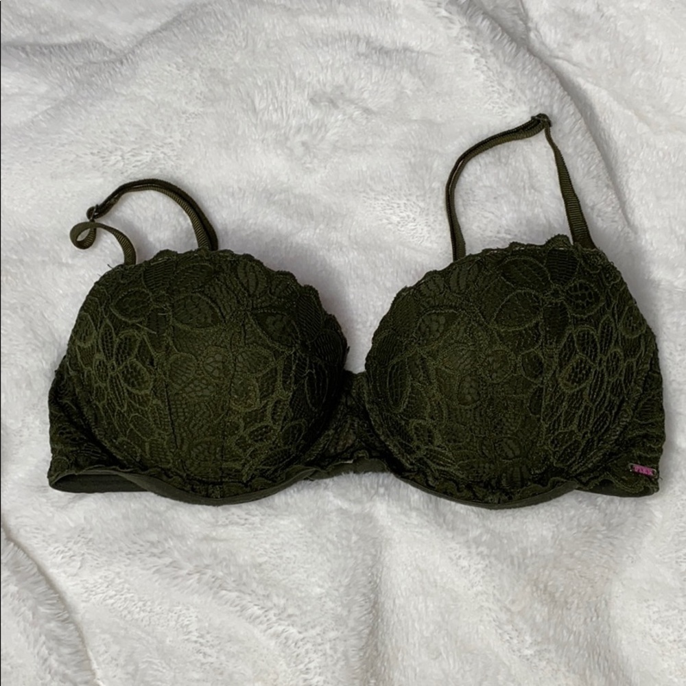Olive Green VS PINK Bra Size 34D
